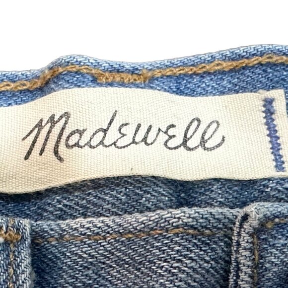 Madewell The Dadjean Light Wash Button Fly Relaxed Size 23 Cotton‎ 90's Straight - Picture 6 of 9